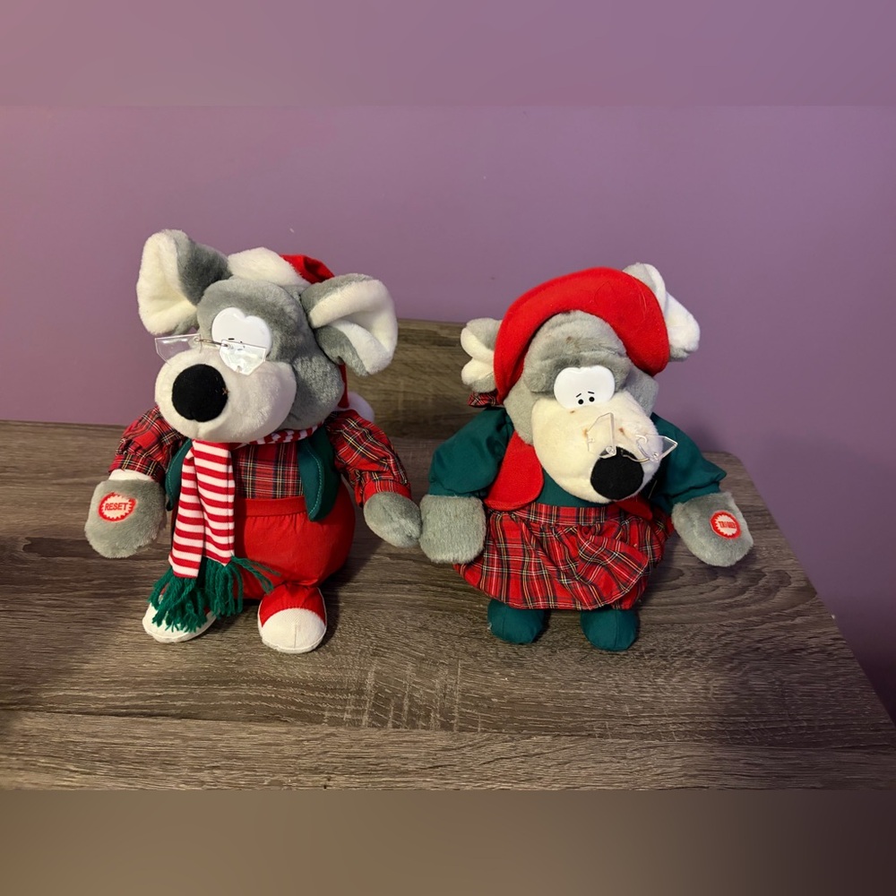 Interactive 1999 Mr. & Mrs. Mouse Thomas Pacconi Classics Christmas